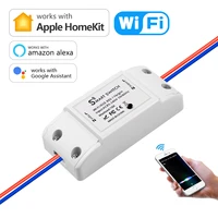 diy automation homekit relay switch siri voice wireless remote control wifi smart home light module work with alexa google home