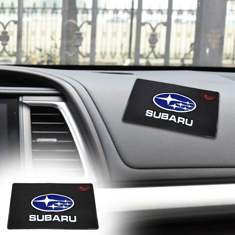 

Car Dashboard Non Slip Grip Sticky Pad Phone Holder Anti-skid Silicone Car Mat for Subaru Forester Impreza Legacy Outback STI