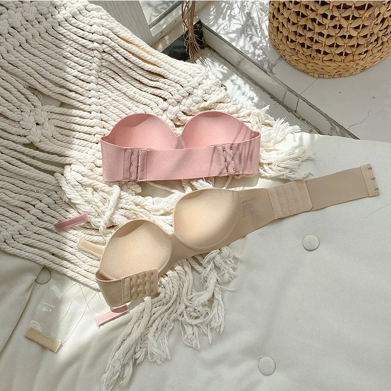 Бюстгальтер пуш-ап бесшовный мягкий и удобный без бретелек | Женская одежда