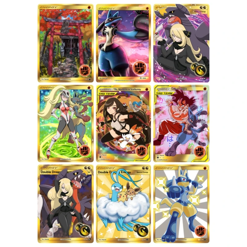 

Мультяшные персонажи покемона Fighting Energy Lucario, самодельные фонарики, аниме классика, игрушка в подарок