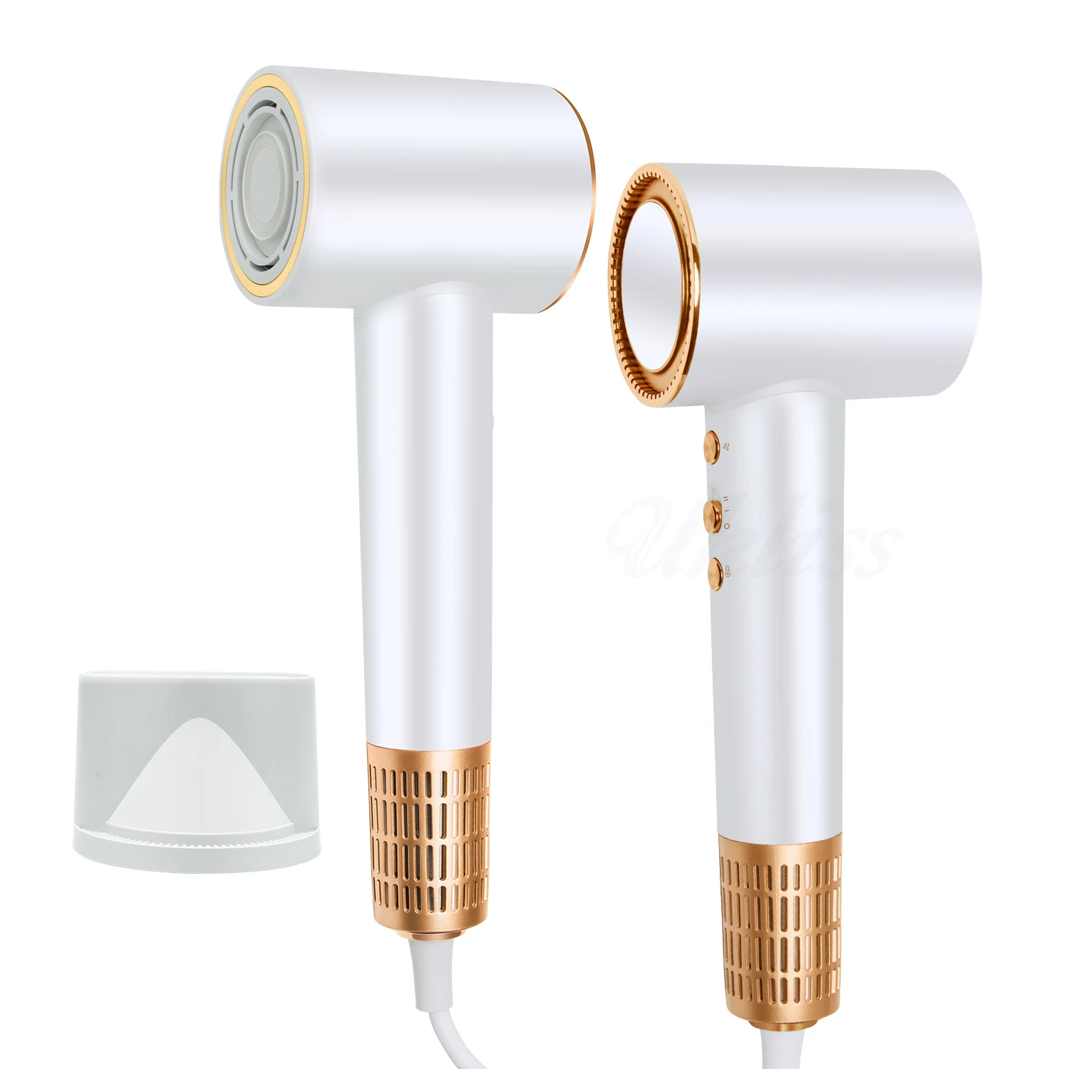 

Professional Hair Dryer Negative Ionic Blow Dryer 1600W Fast Drying 59dB Low Noise Blow Drier 110,000 rpm High Speed Hairdryer