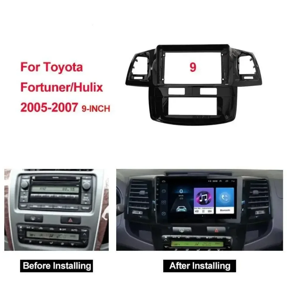 Автомагнитола 2DIN 9 дюймов для Toyota Fortuner Hilux MT 2007 2008 2012 2015 мультимедийный видеоплеер
