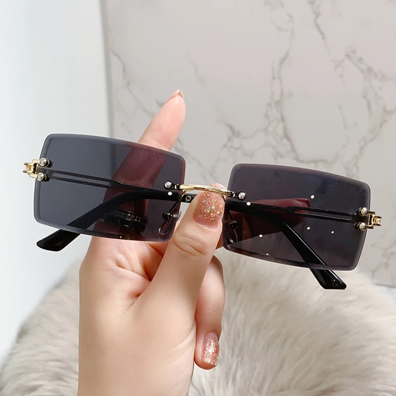 XJiea солнцезащитные очки без оправы с градиентными линзами набор из 10 шт. для