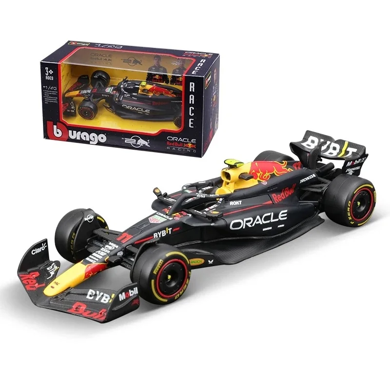 Новый оригинальный Bburago 1:43 F1 Red Bull Rb20 2024 твердый переплет # Max Verstappen 11 Литая под