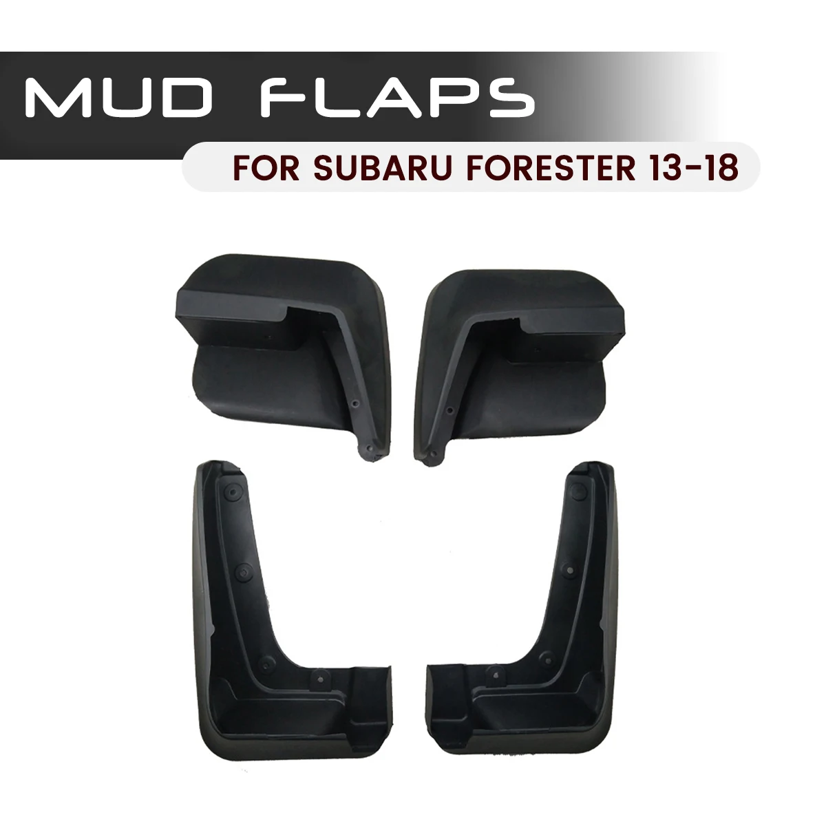

Car Front Rear Car Mudguards Fender Flares Mud Guard Flap Anti Splash Mudflaps Soft Good Tenacity For SUBARU FORESTER 2013-2018