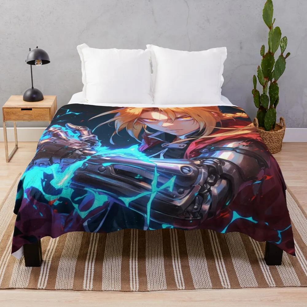 Стальной алхимик Эдвард_елрик плед для детских мягких кровать летние одеяла