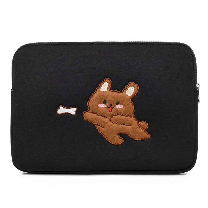 Cartoon Dog Tablet Liner Bag for Ipad 9.7 10.2 10.5 Pro 11 12.9 Xiaomi Mi Pad 5 Protective Case 13.3-15.6inch Laptop Soft Cover