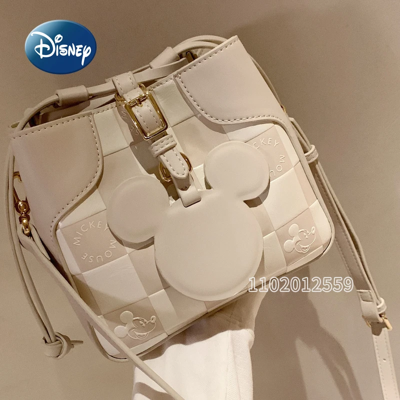 Disney Mickey New Women's One Shoulder Crossbody Bag Cartoon Mini Bag Fashion Trend Women's Handbag Luxury Brand High Quality