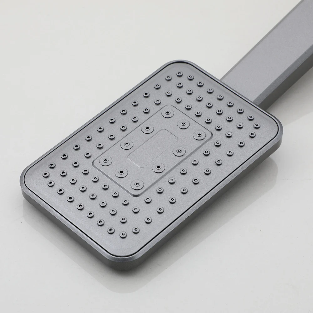 Настенный Набор OUBONI для душа в ванную комнату квадратный верхний спрей нажмите