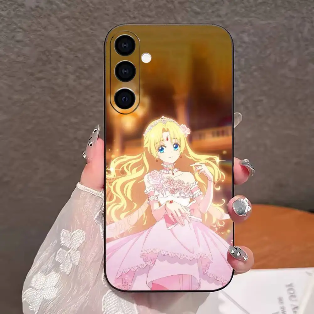 Фото Чехол для телефона Manhwa W-Who Made Me a P-Princess для Samsung Galaxy A20,21s,22,31,32,52,53,72,73,80,91, мягкий черный корпус №2