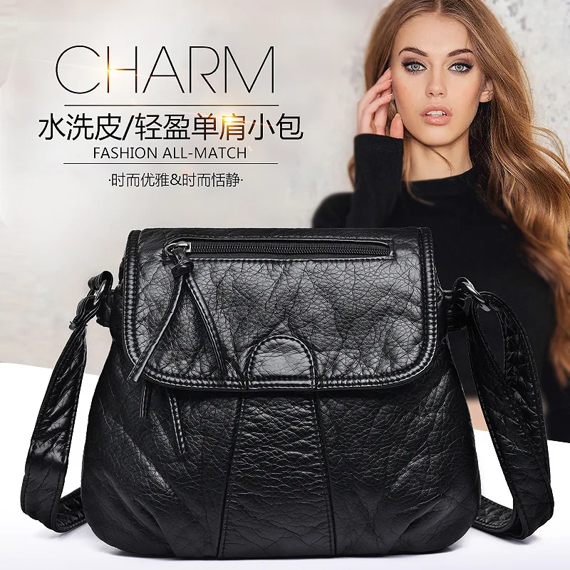 

Shoulder Bag for Women Tote Bags Crossbody Handbag Cross Body Bag Woman Folds PU Soft 2021 New Fashion Cross Body Bag