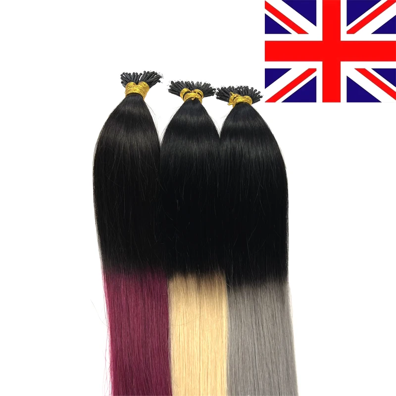 100% Human Hair Extensions Tip Remy Nano Ring Micro Beads Double Drawn Wigs Real Hair Extensions 16