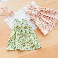 puppy clothes outing super thinbreathable sun protection dog dress fashion cute pet floral suspender skirt for female dogs