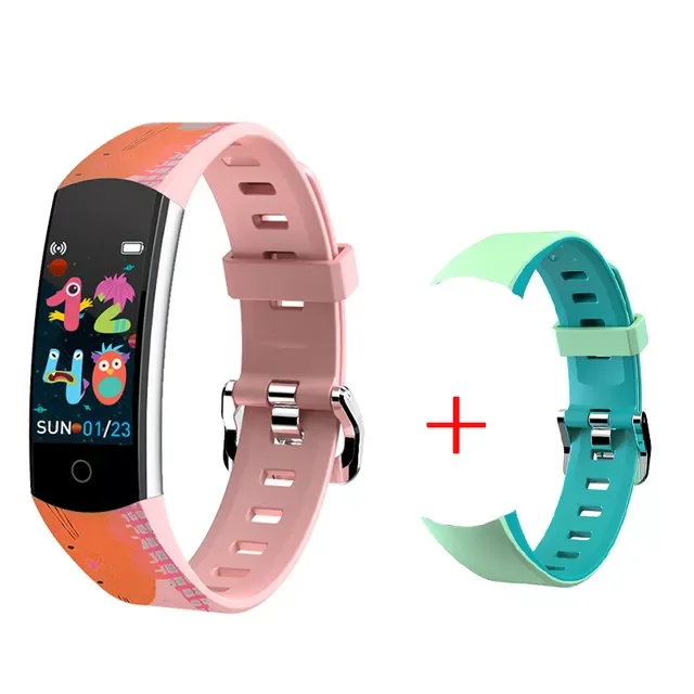 Детские Смарт-часы фитнес-браслет с измерением температуры тела пульса и