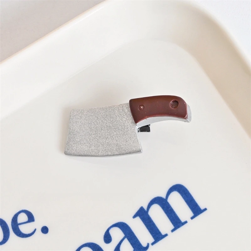 Мультяшные пародия Ножницы кухонные ножи заколка для волос Косплей Утконос