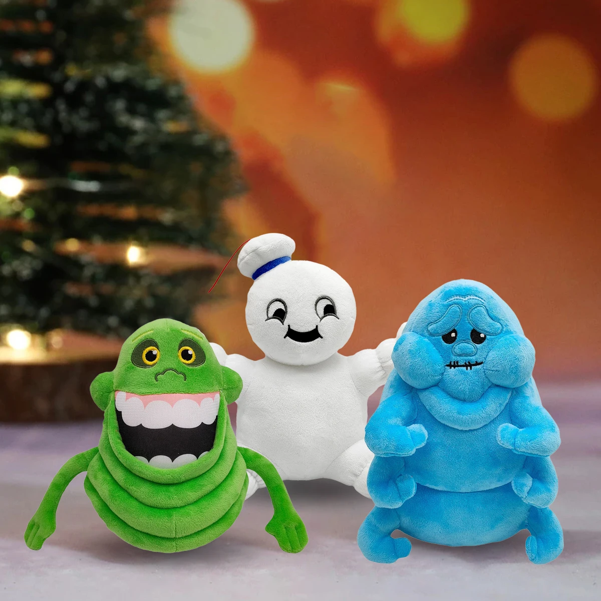 

Зеленые Охотники за привидениями, плюшевые игрушки, милые привидения, мягкие игрушки для детей, мягкие игрушки, кукла, рождественский подар...