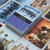 55pcsset kpop seventeen lomo cards new album attacca high quality hd photo cards character fans gift