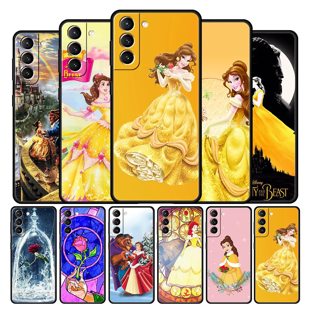 

Cover Case for Samsung Galaxy S22 S21 S20 FE S20fe S21fe S10 S9 S8 S7 Plus + 5G Ultra S10e Casing Funda Disney Belle Princess
