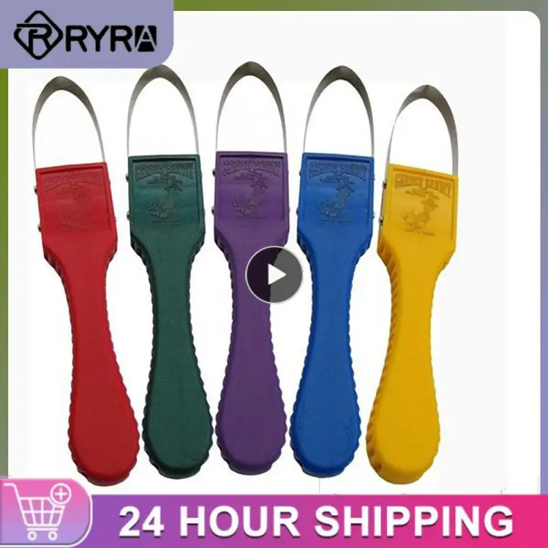 

5/8/10PCS Household Manual Grass Puller Garden Tool Ring Iron Weeding Tool Plastic Handle Hand Weeding Removal Cutter