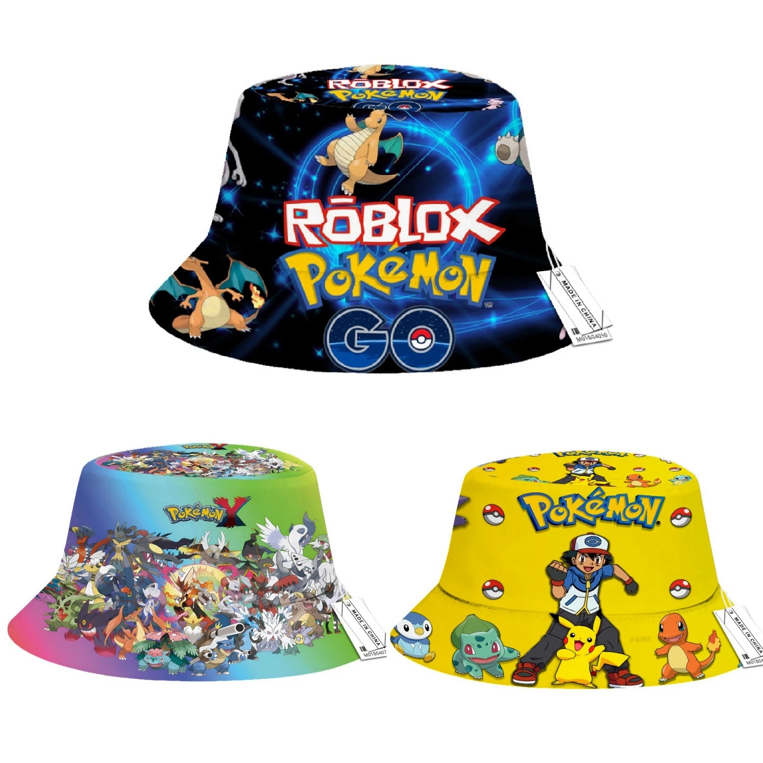 

59-62cm Pokemon Pikachu Character Outdoor Sports Fisherman Hat Cute And Comfortable Baseball Cap Sunscreen Hat Adult Party Gifts