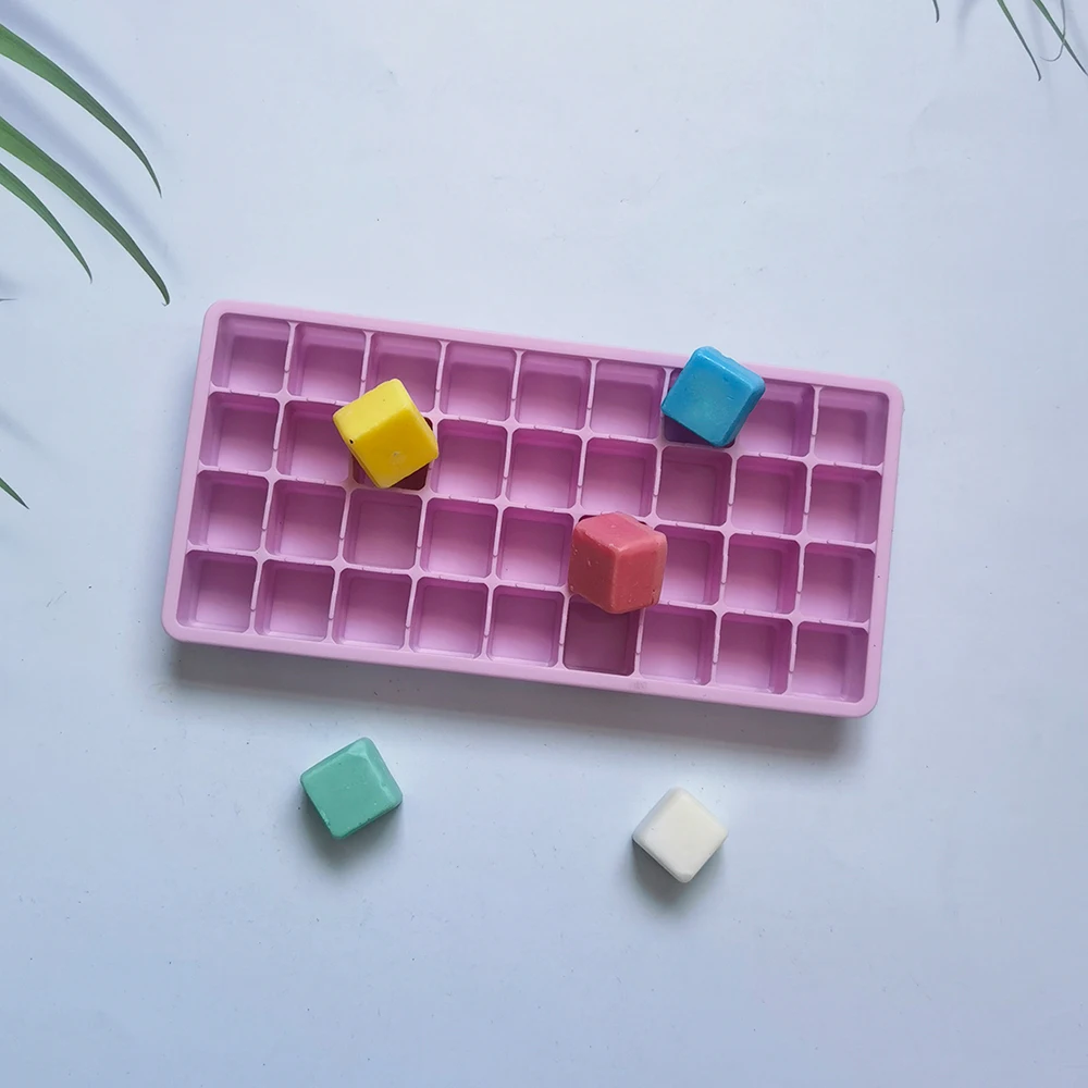 

36 Grid Square Silicone Ice Cube Mold. DIY Easy To Demould Summer Homemade Ice Cube Box Chocolate Sugar pudding Baking