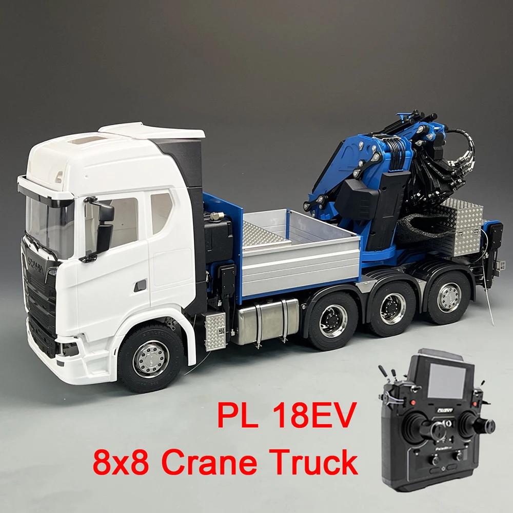 

Металлическая Модель Гидравлического грузовика Scania 770S 1/14 8x8 с задним рулевым управлением F1650, грузовик с креплением на самосвал