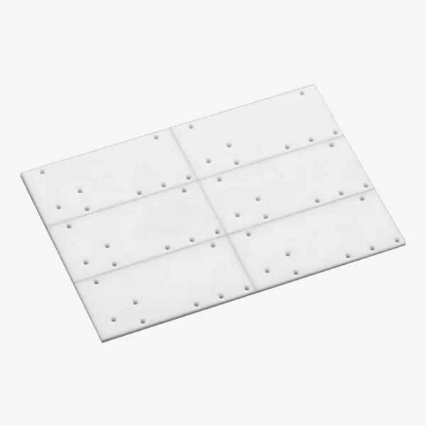 

Cast ceramic substrate