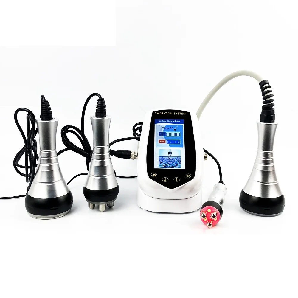 

5 Wands Weight Loss Beauty Machine 40KHz Ultrasonic Cavitation Fat Reduce Vacuum Cup RF Body Shapping Radio Frequency Skin Tight