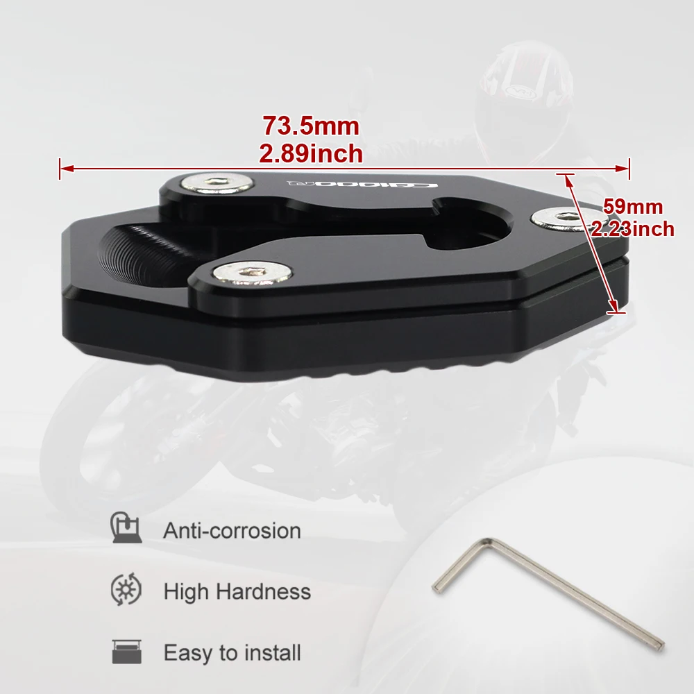 Для мотоциклов Honda CB1000R 2018 2019 2020 2021 2022 2023 2024 CNC подножка боковая подставка