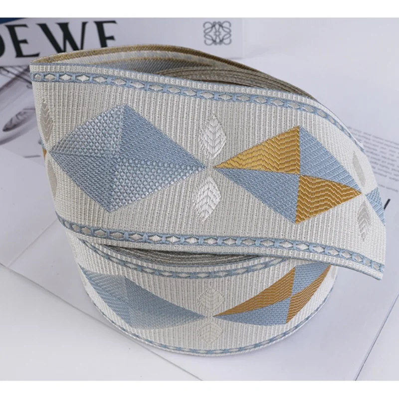 Кружевной жаккардовый ремень с вышивкой тесьма для рукоделия декоративные