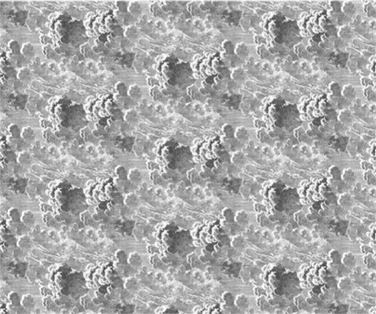 

Обои настраиваемого размера, черно-белые, серое небо, фреска в виде облака, украшение дома, плоская стена, 3d обои с облаком