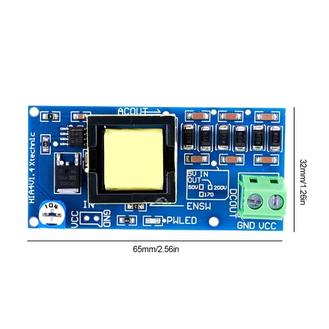 APWIKOGER Модуль повышения напряжения DC-DC 5В-12В до 300В-1200В