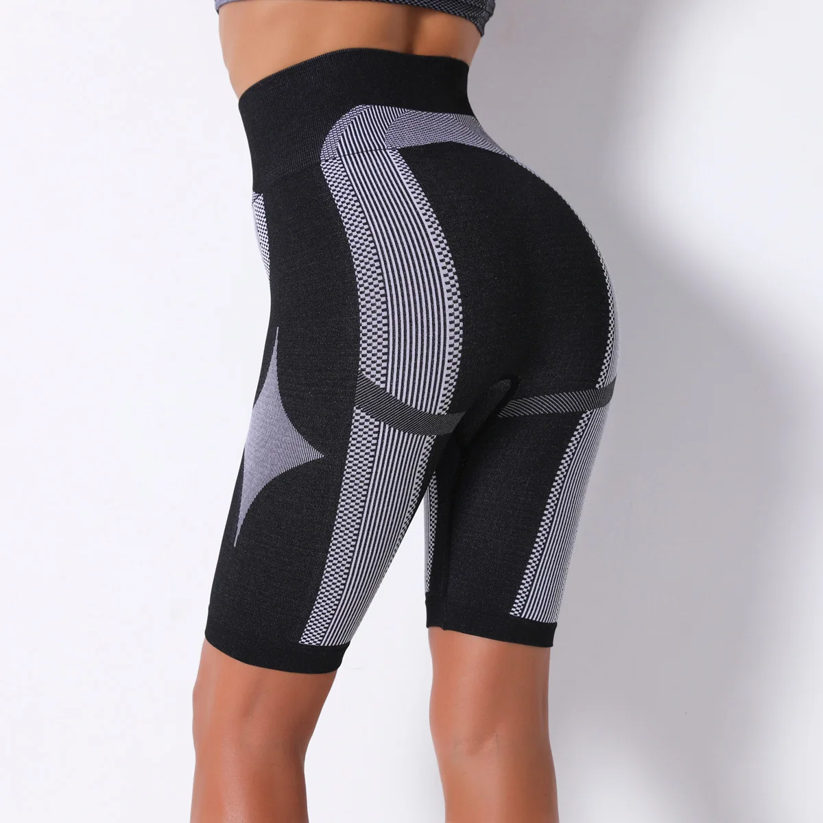 

Женские штаны для йоги, обтягивающие леггинсы с эффектом пуш-ап для фитнеса, бега, велоспорта, быстросохнущие спортивные шорты с высокой тал...