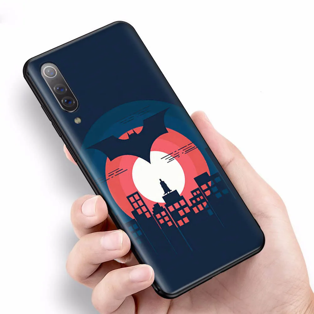 G-8 супергерой Бэтмен черный мягкий силиконовый чехол для Xiaomi 12 11T Mi 11i Redmi Note 7 11 11s Pro