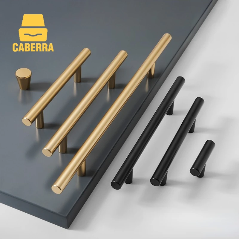 

Furniture Handles Aluminum Alloy Door Handles Wardrobe Pulls Drawer Knobs Handles for Cabinets and Drawers Kitchen Cabinets Knob