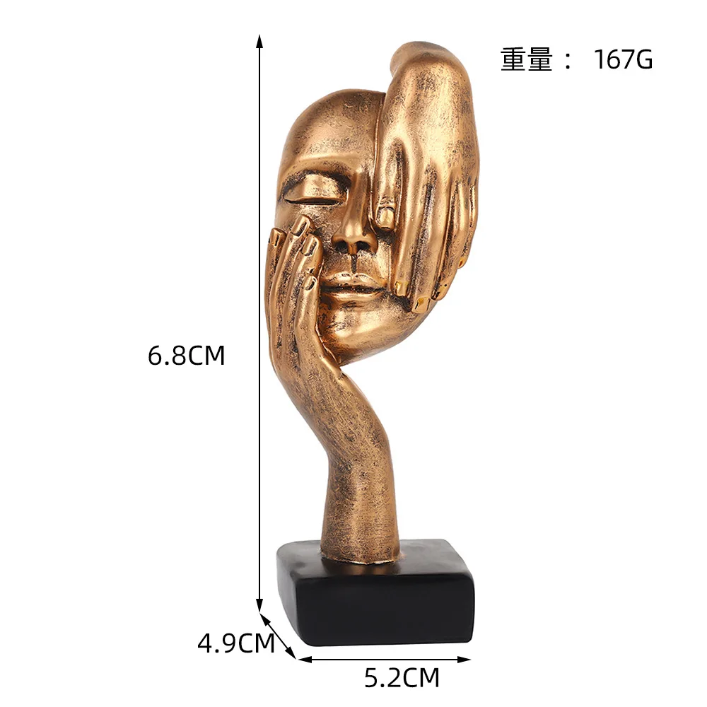 Домашний декор статуя абстрактная смола настольные украшения скульптура