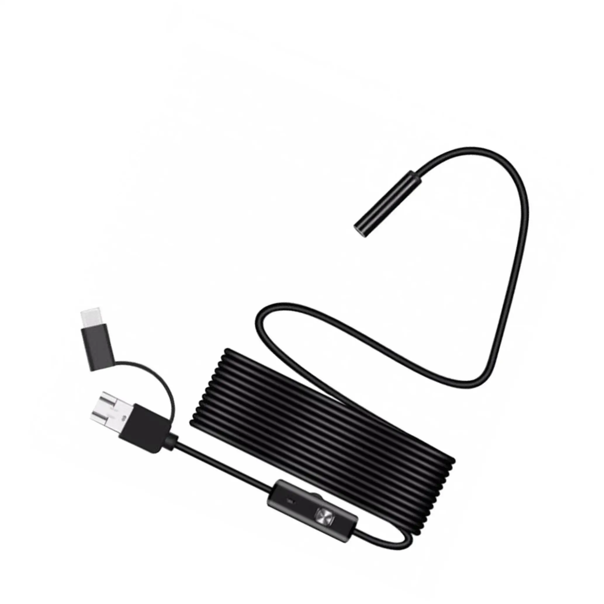 

Portable 8mm Endoscope Camera Waterproof Endosocope for Smartphones PC 5m