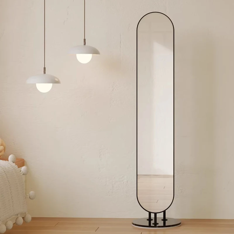 

Korean Aesthetic Bathroom Mirror Vanity Body Floor Shower Mirror Free Shipping Flexible Espejo Cuerpo Entero House Decoration