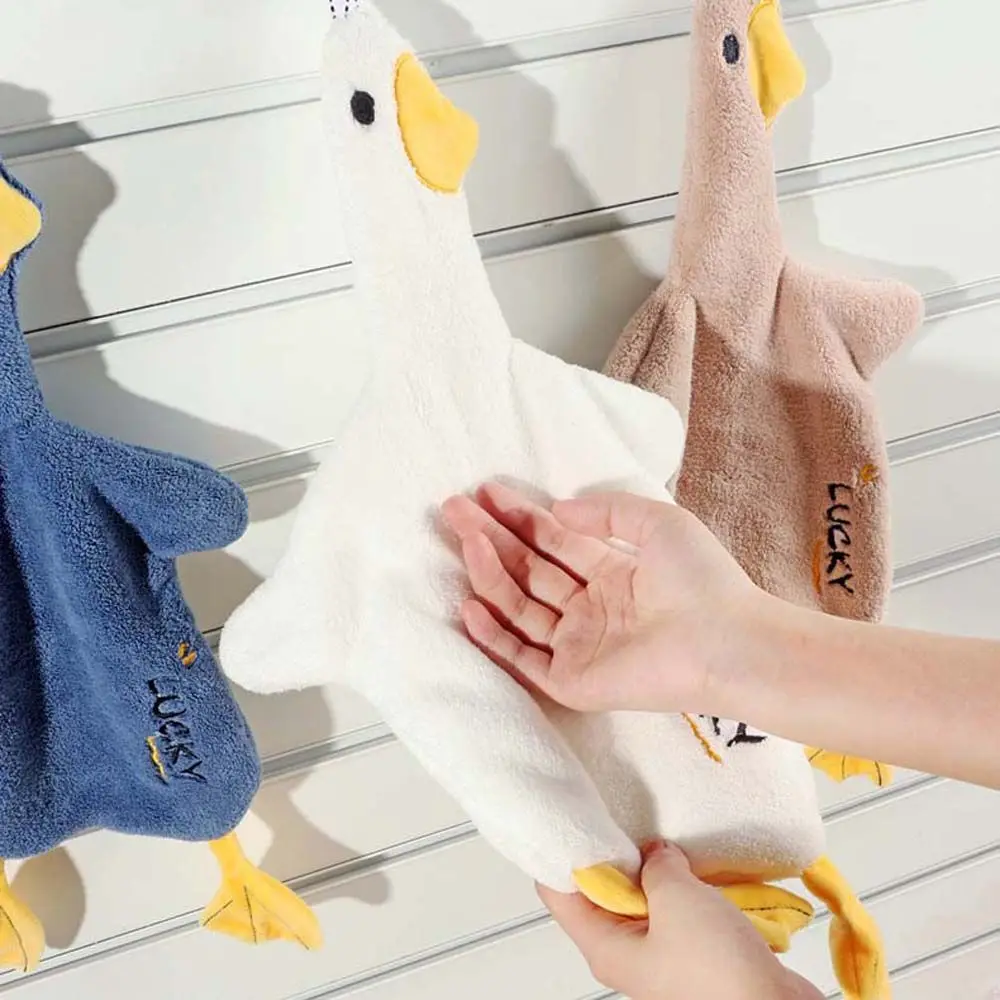 

Creative Duckling Kitchen Accessories Absorbent Thicken Hangable Wiping Rag Handkerchief Cleaning Cloth Hand Towel