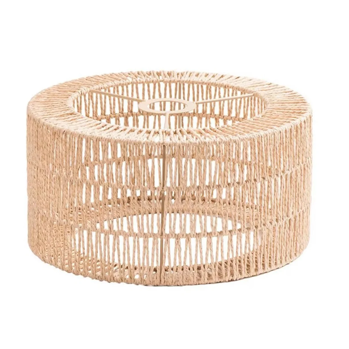 Бумажный веревочный абажур потолочный светильник в стиле бохо для лампы