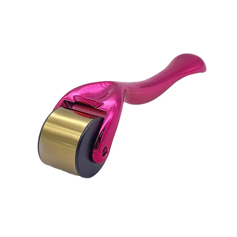 Высококачественный розовый массажный ролик для личного охлаждения кожи лица |