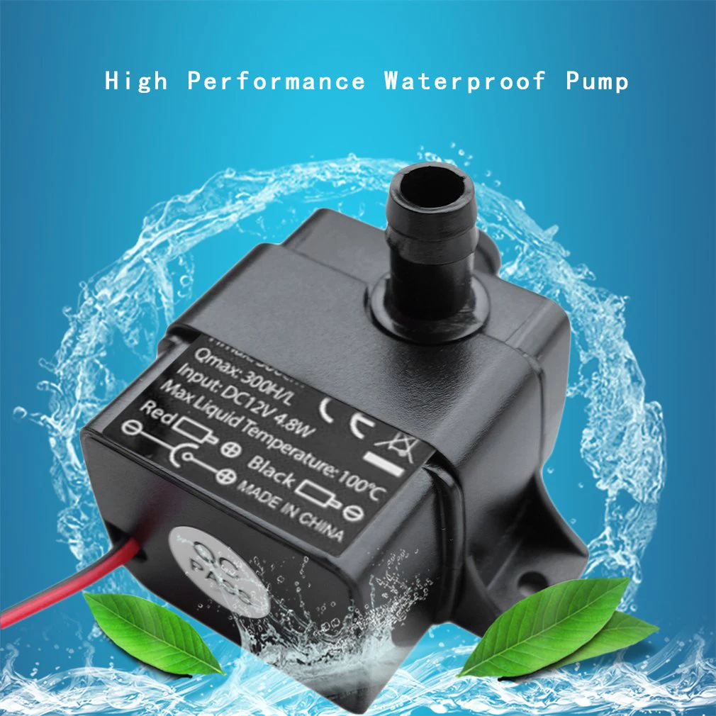 

Ultra-quiet DC 5V 12V 4.2W 240L/H Flow Rate Waterproof Brushless Pump Mini Submersible Water Filter Fish Tank Fountain Pump