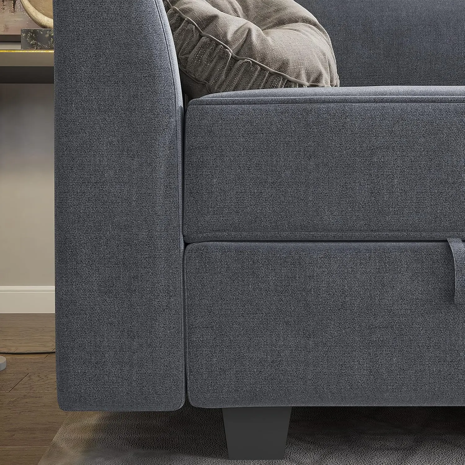 Квадратный оттоманский модуль для модульного секционного дивана оттоманка