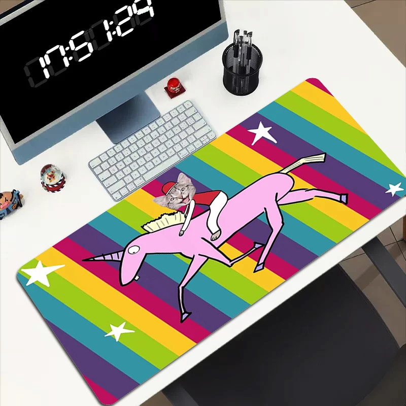 

Mouse Pad Gaming Cabinet Games Cute Cartoon Unicorn Keyboard Pc Anime Gamer Cabinets Carpet Office Accessories Mat Desk Xxl Mats