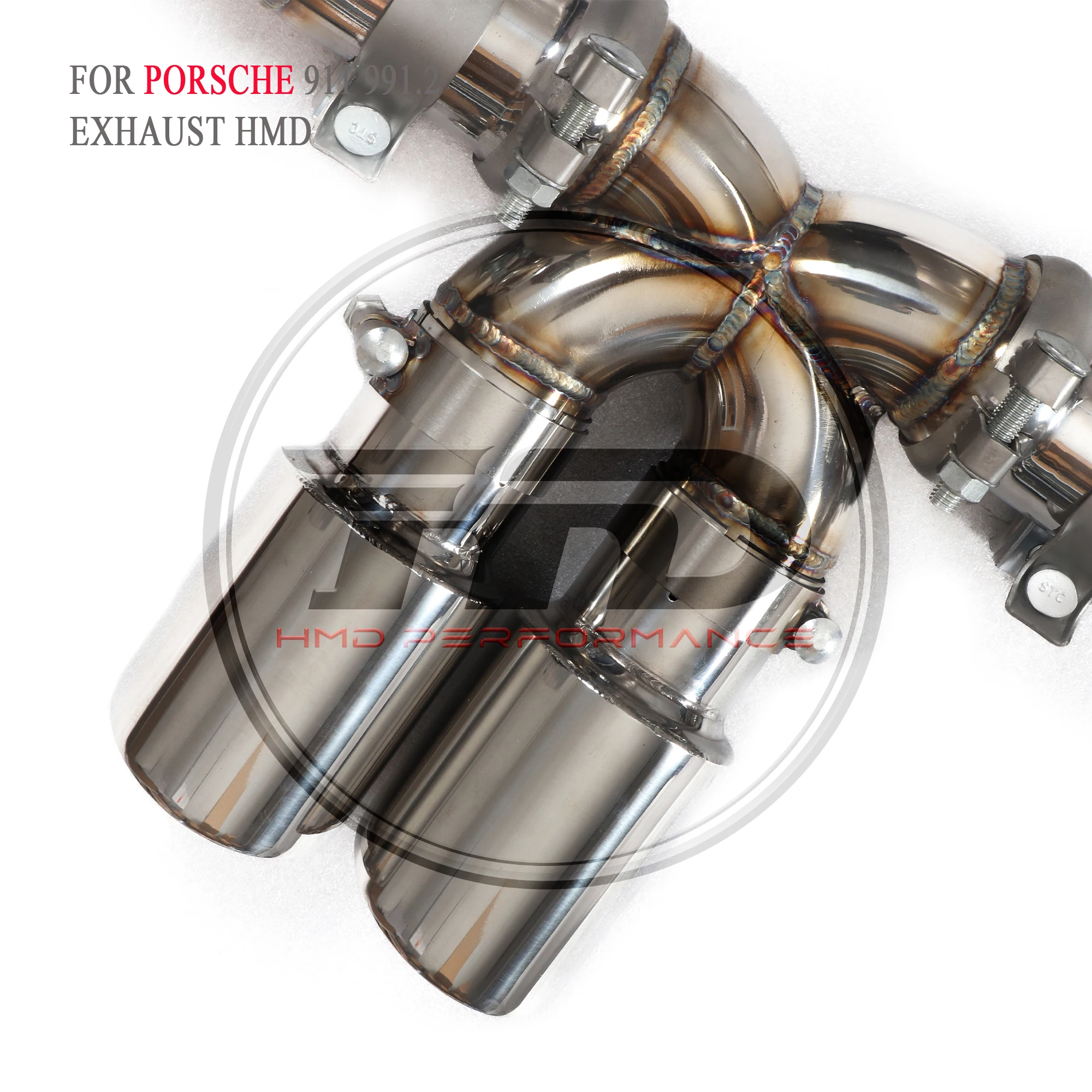 Выхлопная система HMD с высокой пропускной способностью Catback для Porsche 911 991.2