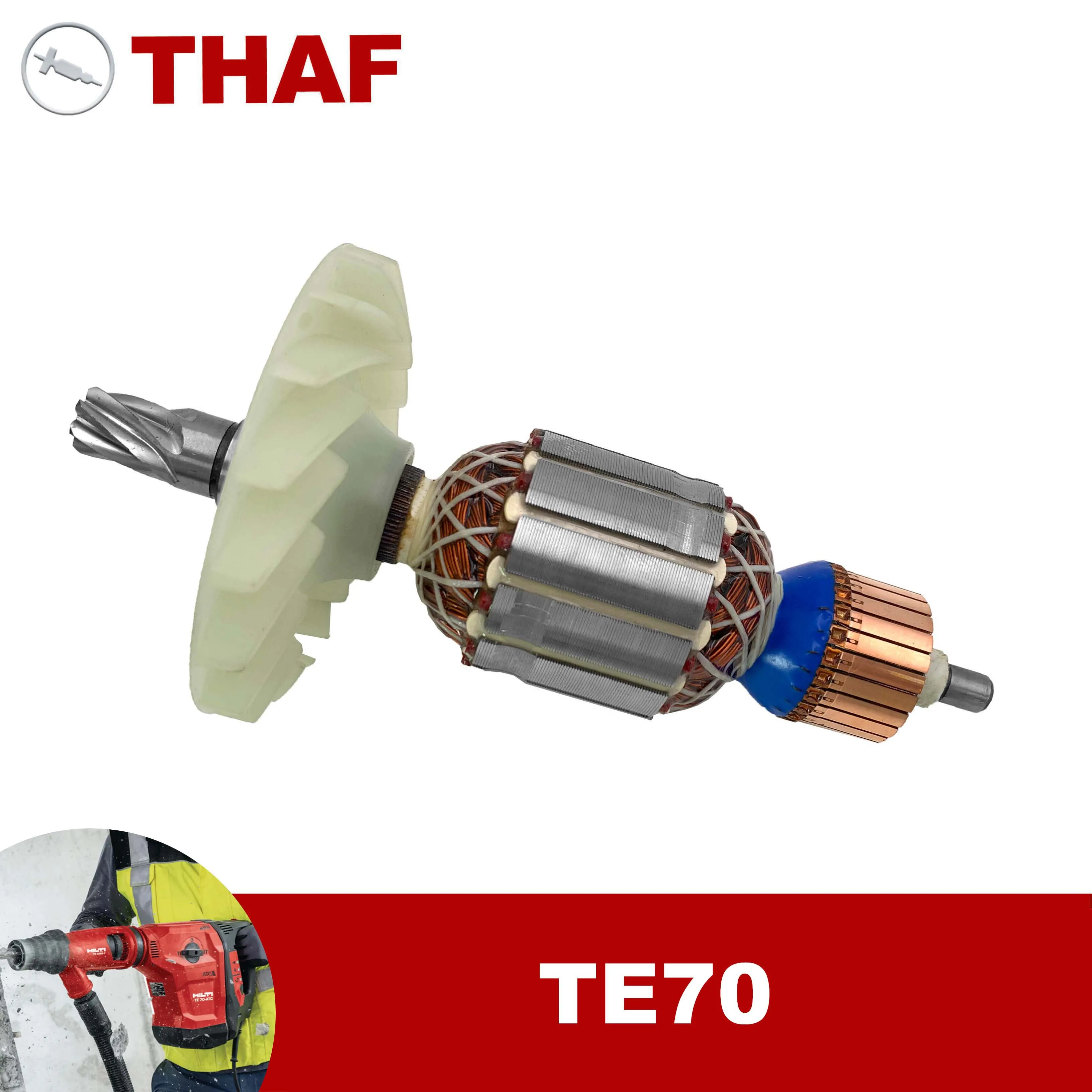 

Якорь ротор THAF для перфоратора Hilti TE70