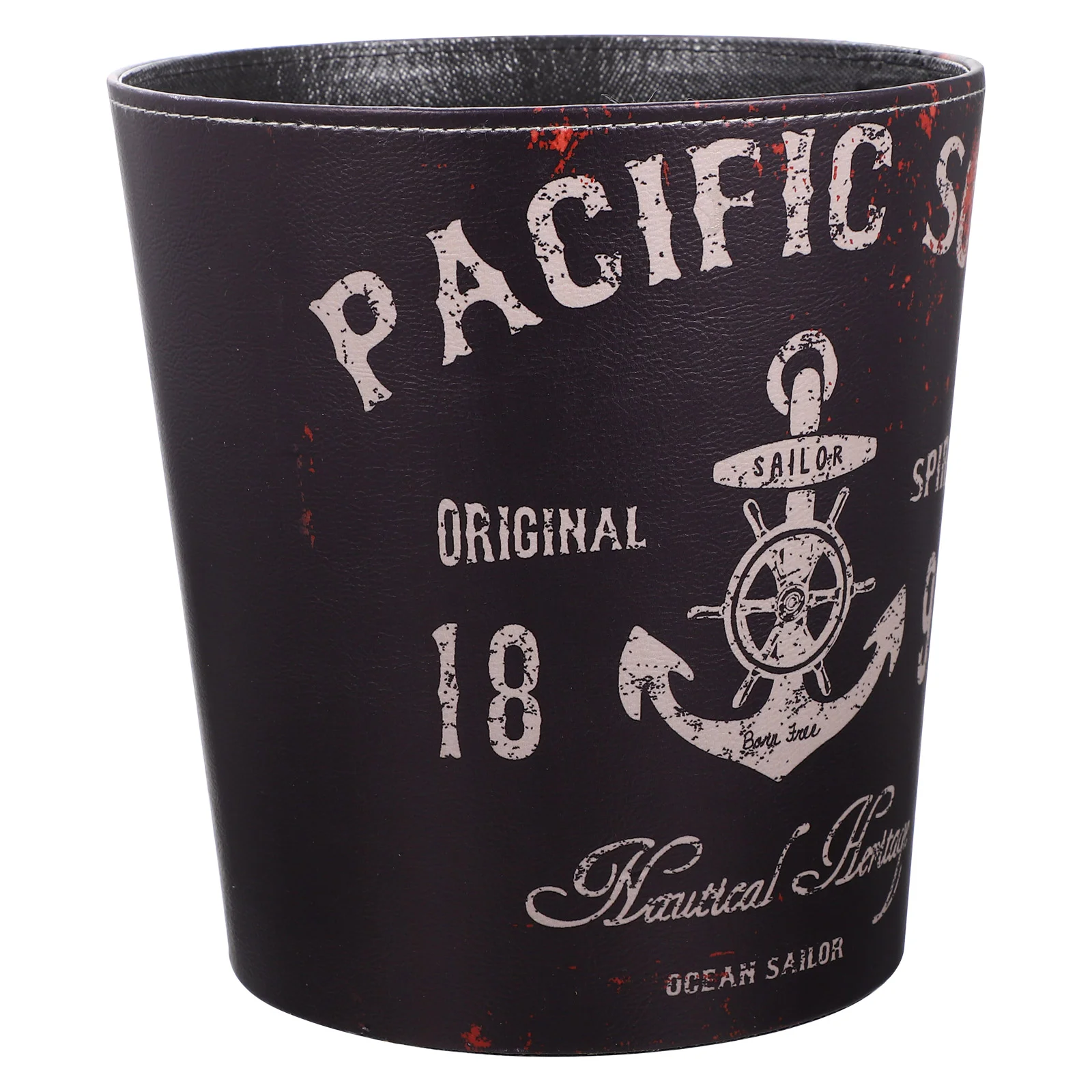 

Trash Bin Can Waste Garbage Basketbathroom Paper Container Rubbish Kitchen Home Office Bucketsink Decorative Rustic Vintage