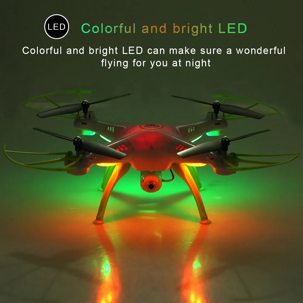 SYMA X5HW Wifi FPV Дрон с 0.3MP HD камерой 360 Eversion CF режим Hover функция RC Квадрокоптер |
