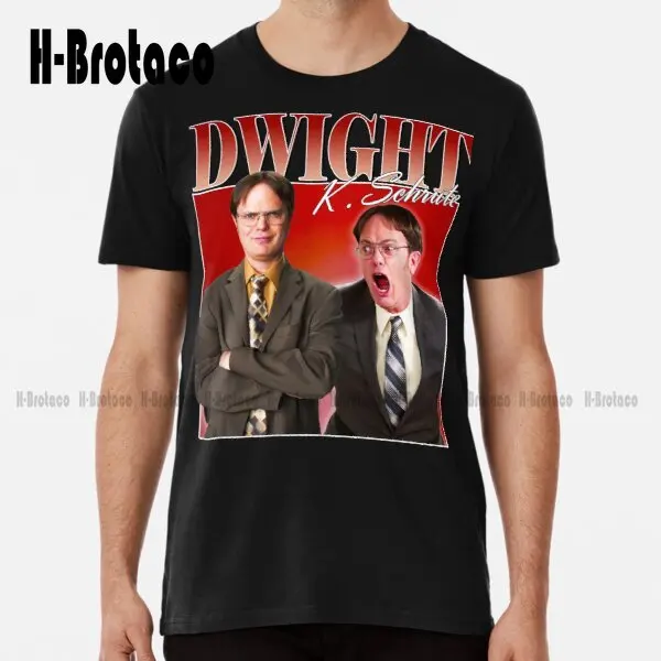 

Dwight Schrute The Office Michael Scott Funny Office Dwight Schrute T-Shirt Funny Art Streetwear Cartoon Tee Creative Funny Tee