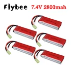 Улучшенная литий-полимерная батарея 2S 7,4 в 2800 мАч 25C для Feilun FT009 wltoys WL912-A RC гоночный катер запасные части